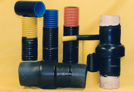 Various types of heat shrink sleeve products